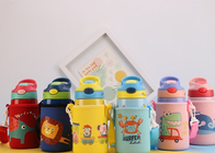 Drinking Fashionable Childrens Water Bottle Vacuum Flask With Straw For Kids